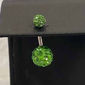 Green Belly Button Ring